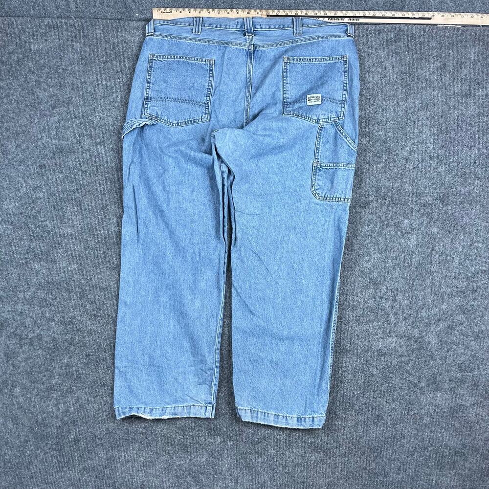 Levis Signature Carpenter Jeans Mens‎ Size 42x30 Blue Relaxed Fit Workwear